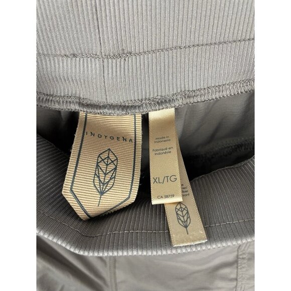 Indygena Nakato Crop Capri Taupe Brown Hiking Outdoor Athletic Pull On Pants XL - Picture 6 of 9